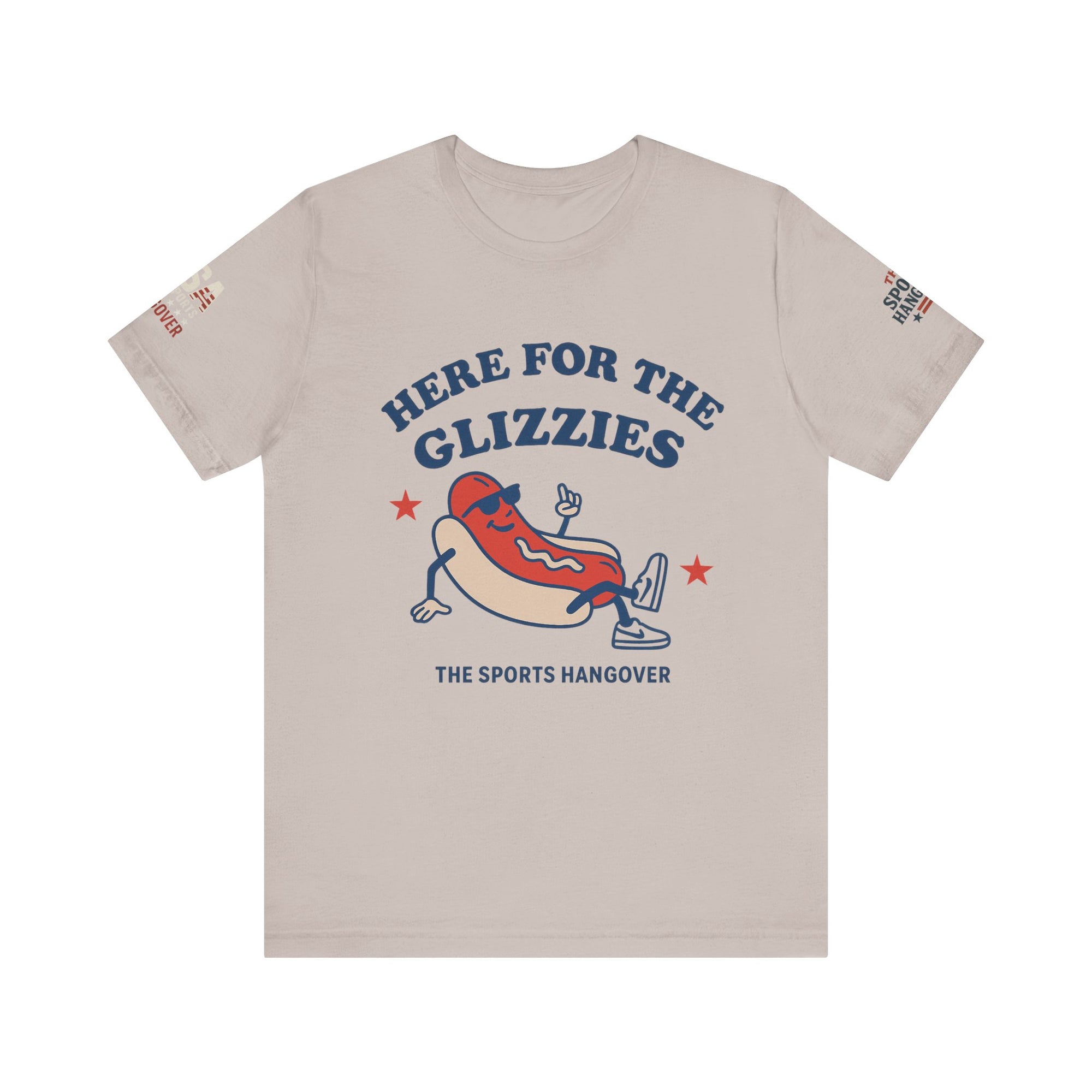 Here for the Glizzies Tee - Fun Sports Themed Unisex Jersey Short Sleeve Shirt
