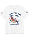 Here for the Glizzies Tee - Fun Sports Themed Unisex Jersey Short Sleeve Shirt