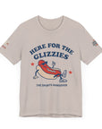 Here for the Glizzies Tee - Fun Sports Themed Unisex Jersey Short Sleeve Shirt