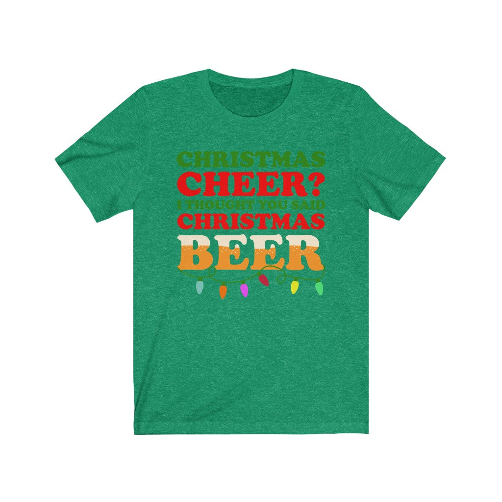 Christmas Beer Short Sleeve Tee