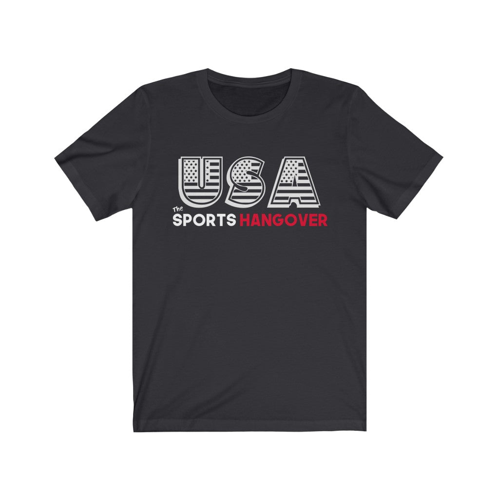 USA! USA! USA! 4th of July Graphic Tee - Unisex Jersey Short Sleeve Tee