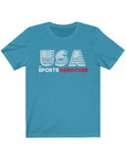 USA! USA! USA! 4th of July Graphic Tee - Unisex Jersey Short Sleeve Tee