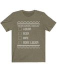 Holiday Checklist Short Sleeve Tee
