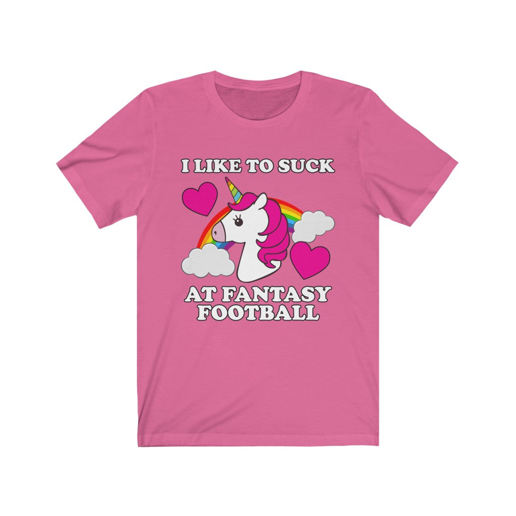 I Suck At Fantasy Football Short Sleeve Tee