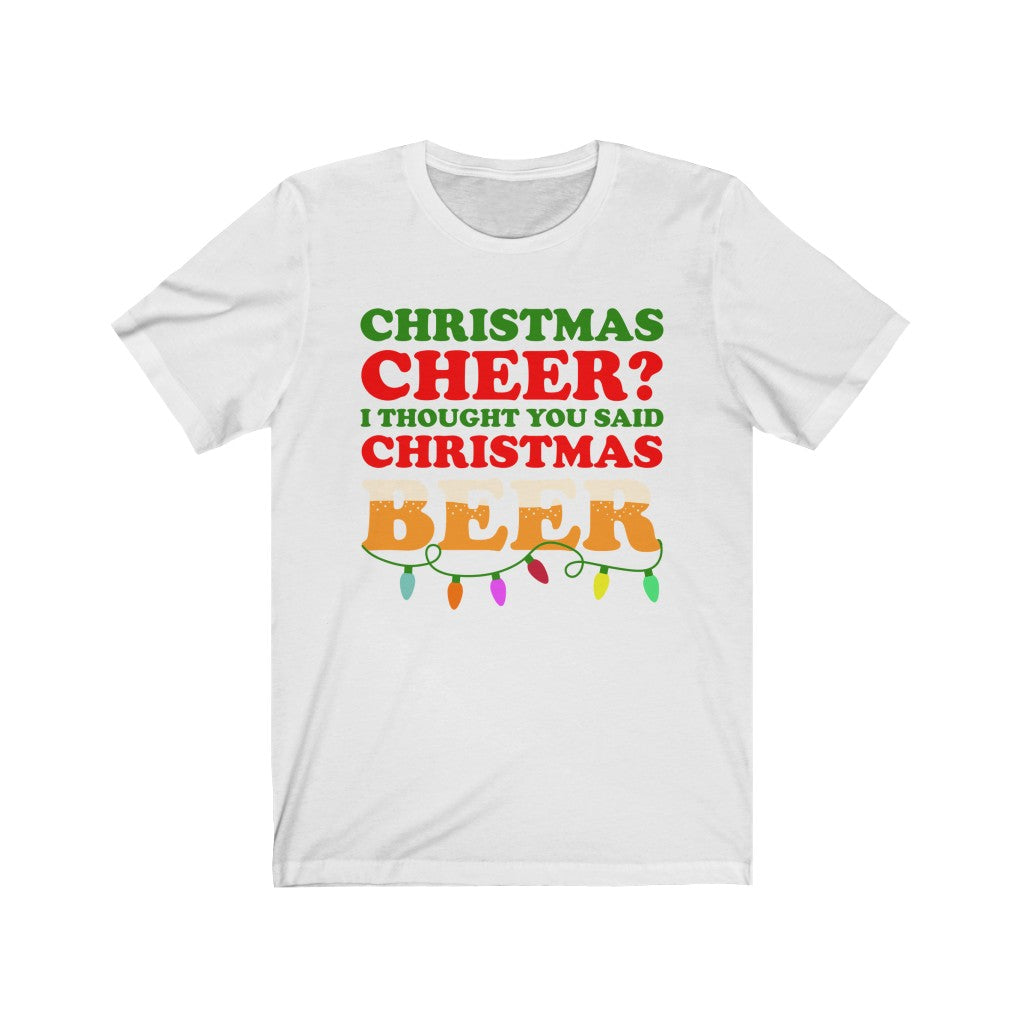 Christmas Beer Short Sleeve Tee