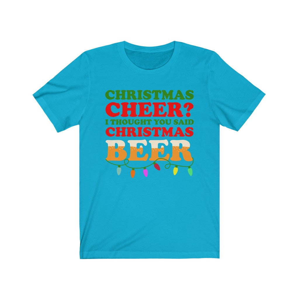 Christmas Beer Short Sleeve Tee