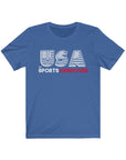 USA! USA! USA! 4th of July Graphic Tee - Unisex Jersey Short Sleeve Tee