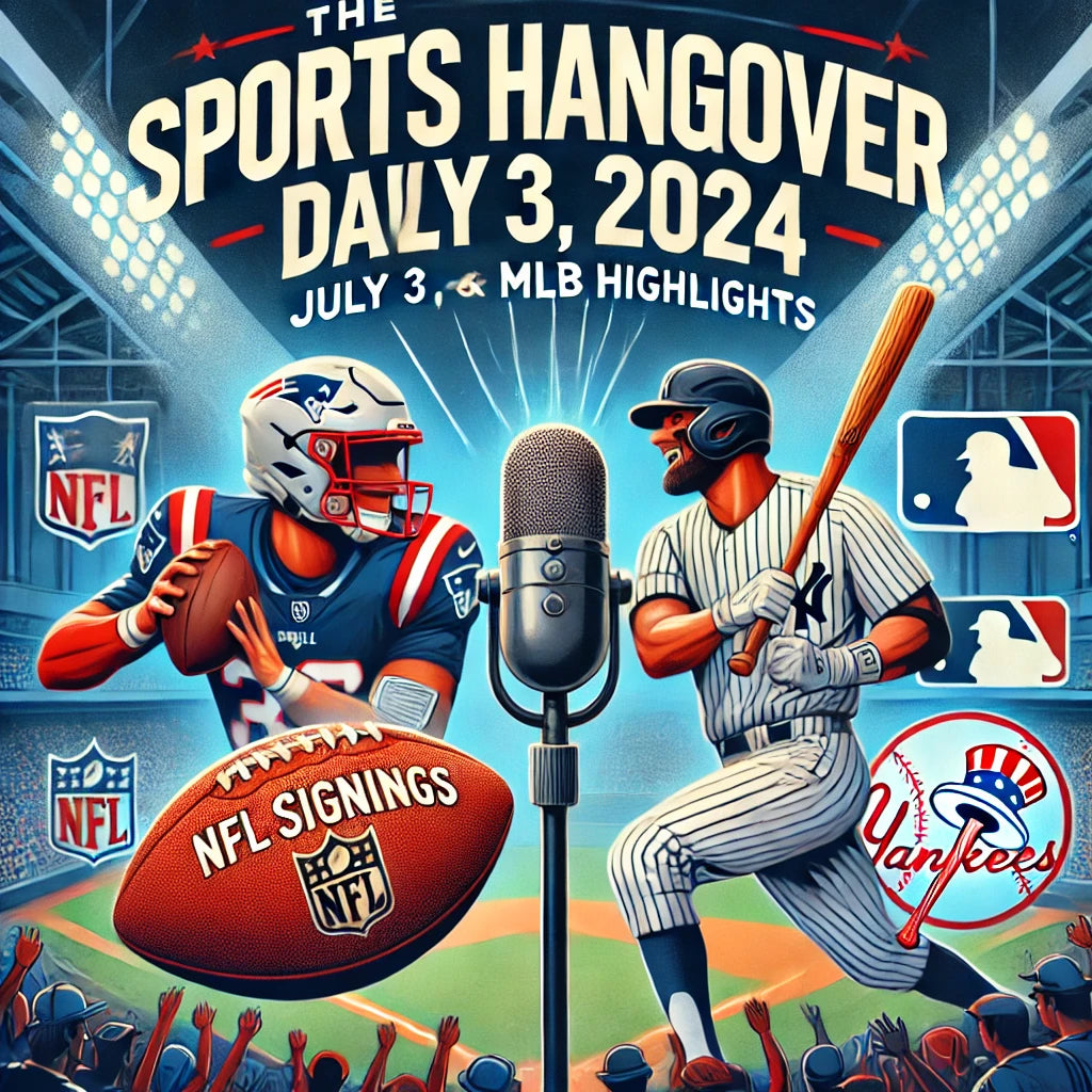 The Sports Hangover Daily: July 3, 2024 - NFL Signings and MLB Highlights