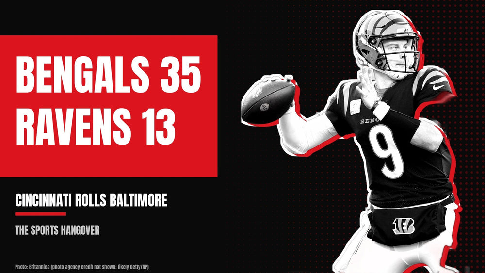 Bengals Beat Ravens 35-13 With 35 Unanswered Points