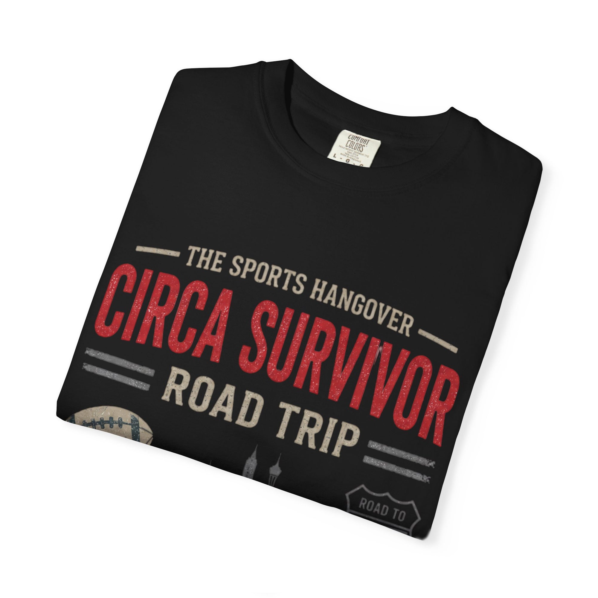 Circa Survivor Road Trip T-Shirt — Las Vegas 2026 "One Pick. No Refunds."