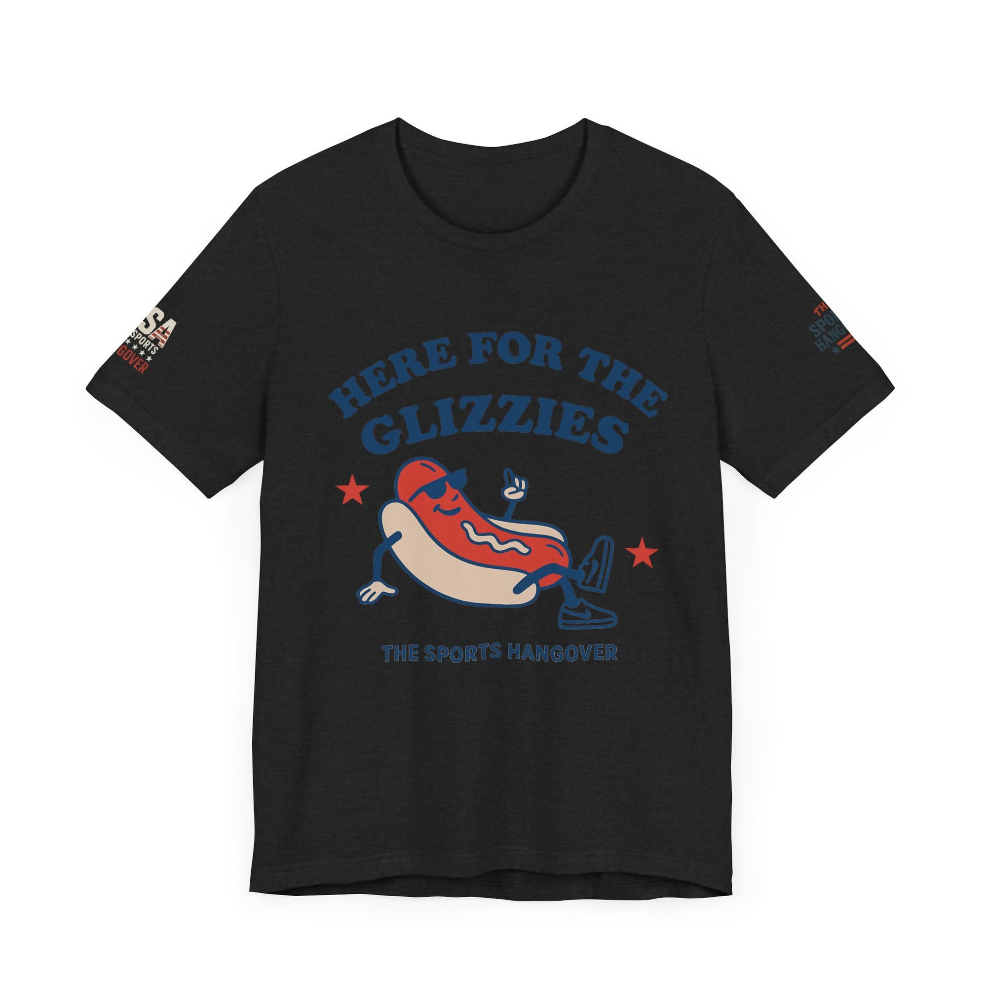 Here for the Glizzies Tee - Fun Sports Themed Unisex Jersey Short Sleeve Shirt