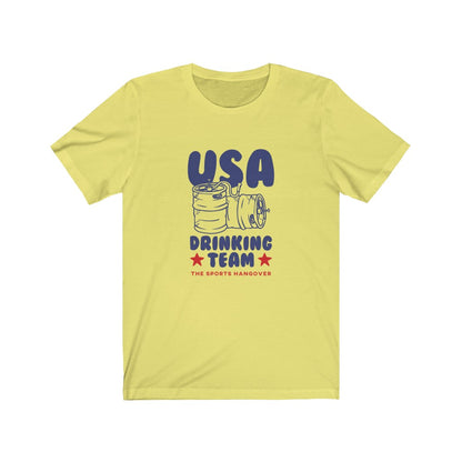 U.S.A Drinking Team  Jersey Short Sleeve Tee